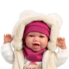 imagen de Llorens: Mimi muñeca llorona de 42 cm en conjunto Love Bear 5