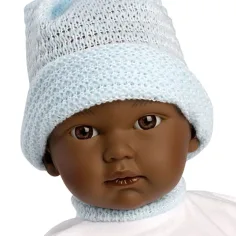 imagen de Llorens: Muñeca afroamericana Cuqui llorona 30 cm 2