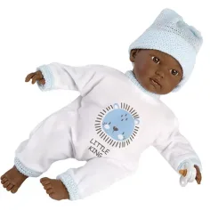 Llorens: Muñeca afroamericana Cuqui llorona 30 cm