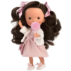 Llorens: Muñeca Miss Minis Dana Star de 26cm con piruleta