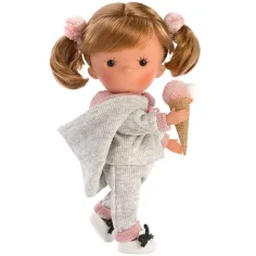 Llorens: Muñeca Miss Minis Pixi Pink de 26cm con helado
