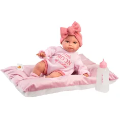 Llorens: Olivia muñeca llorona de 38 cm con almohada