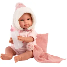 Llorens: Olivia muñeca llorona de 38 cm con manta