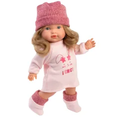 Llorens: Valeria muñeca de 28 cm con camiseta de conejito