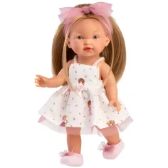 Llorens: Valeria muñeca de 28 cm con falda estampada