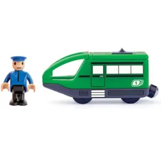 imagen de Locomotora eléctrica verde moderna - Woodyland 1