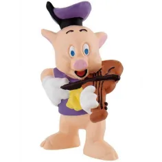 Los tres cerditos: Cerdito violinista figura de juego - Bullyland
