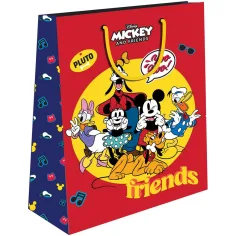imagen de Luna: Bolsa de regalo con estampado de Mickey Mouse y sus amigos 33x12x45cm 2