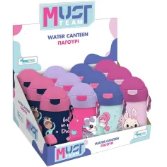 Luna: Botella Must Team con diseño infantil en varias versiones 500ml 1ud