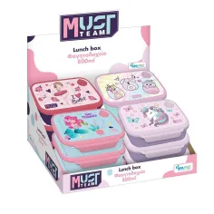 Luna: Caja de almuerzo de plástico de Must Team para niñas en varias versiones 800ml 1ud