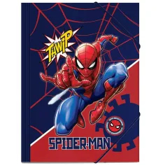 Luna: Carpeta de goma con diseño de Spiderman 25x35 cm