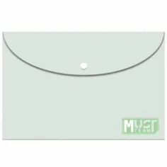 Luna: Carpeta de plástico de color verde pastel tamaño A/4