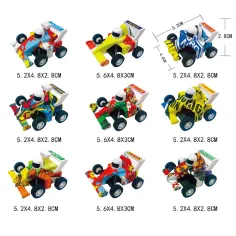 imagen de Luna: Coche de carreras de fórmula colorido en caja transparente en varias versiones 1ud 2