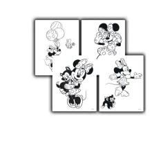 imagen de Luna: Minnie Mouse libro para colorear, con pegatinas y 6 marcadores 3