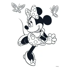 imagen de Luna: Minnie Mouse libro para colorear, con pegatinas y 6 marcadores 4
