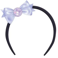 imagen de Luna: Diadema con estampado de Kuromi y lazo 2