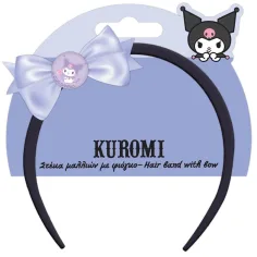 Luna: Diadema con estampado de Kuromi y lazo