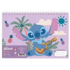 Luna: Disney Lilo&Stitch cuaderno de bocetos A4 30 hojas