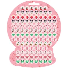 imagen de Luna: Disney Minnie Mouse set de pegatinas navideñas 300uds 4
