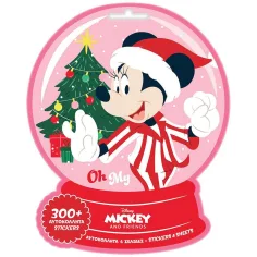 imagen de Luna: Disney Minnie Mouse set de pegatinas navideñas 300uds 1