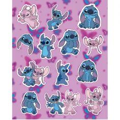 imagen de Luna: Disney Stitch Art Set de colorear con 6 rotuladores y pegatinas 2