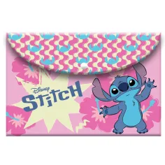 Luna: Disney Stitch Carpeta con broche A4