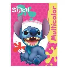 Luna: Disney Stitch libro para colorear A4 de 32 páginas