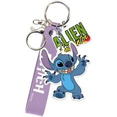 Luna: Disney Stitch llavero con mosquetón y decoración de figura