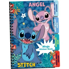 Luna: Disney Stitch Mega cuaderno de pegatinas