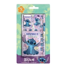 Luna: Disney Stitch set de material de escritura de 5 piezas