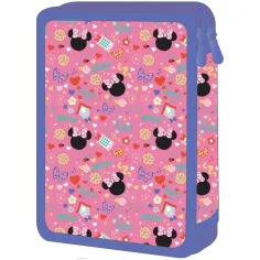 imagen de Luna: Estuche de lápices de dos niveles de Minnie Mouse 2