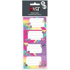 imagen de Luna: Etiquetas de cuaderno con diseño K-Pop, paquete de 20 1