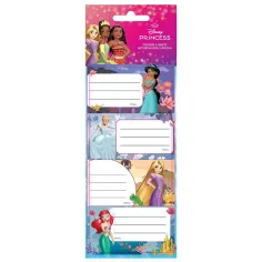 Luna: Etiquetas para cuadernos de Disney Princesas paquete de 20 unidades