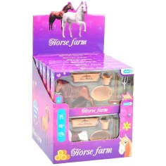 Luna: Figura de caballo de granja con accesorios de cuidado en varias versiones 1ud