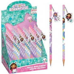 Luna: Gabi casa de muñecas lápiz grafito con borrador de figura, en dos versiones 1ud
