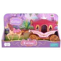Luna: Juego de carroza de princesa en color rosa
