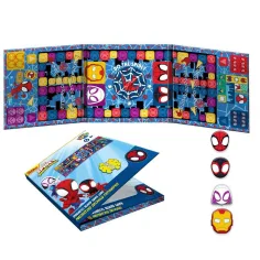 Luna: Juego de mesa magnético y plegable ¿Quién ríe al final? con personajes de Spidey