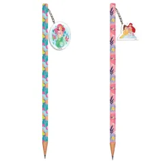 Luna: Lápiz de grafito de Disney Princesas con goma de borrar, en dos versiones 1ud
