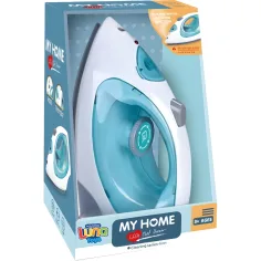Luna: Mi Hogar plancha azul con luz, sonido y función de pulverización de agua