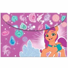 Luna: Mi pequeño pony carpeta de plástico con broche tamaño A/4