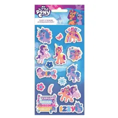 Luna: Mi pequeño pony set de pegatinas 3D en relieve de 10x22cm