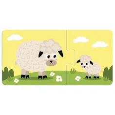 imagen de Luna: Mi primer rompecabezas – Mamás animales y sus crías 10x2 piezas 2