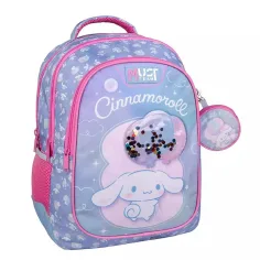 Luna: Mochila escolar de 3 compartimentos Must Team Cinnamoroll con bordes redondeados 32x18x43cm