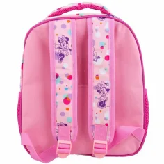 imagen de Luna: Mochila escolar Minnie Mouse redondeada de dos compartimentos 27x10x31cm 2