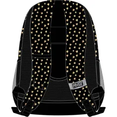 imagen de Luna: Mochila escolar negra con mariposas, mochila de 3 compartimentos 32x18x43cm 2