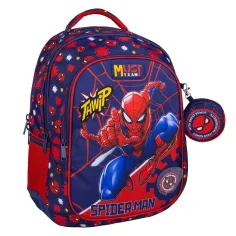 Luna: Mochila escolar redondeada de 3 compartimentos de Pókember Thwip, mochila 32x18x43cm