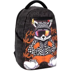 Luna: Mochila escolar redondeada Must Team Cool Bear, mochila 29x17x46cm