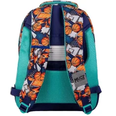 imagen de Luna: Mochila escolar redondeada Must Team de baloncesto con 3 compartimentos, mochila 32x18x43cm 2