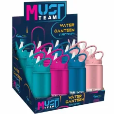 Luna: Must... Botella de aluminio de colores vivos 500ml en varias versiones 1ud