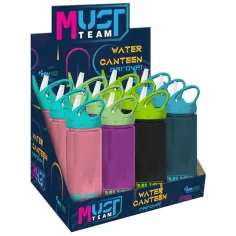 Luna: Must... Botella de plástico de color brillante 500ml en varias versiones 1ud